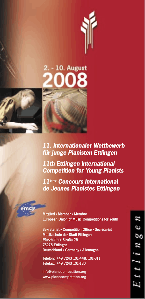 Ausschreibung 2008